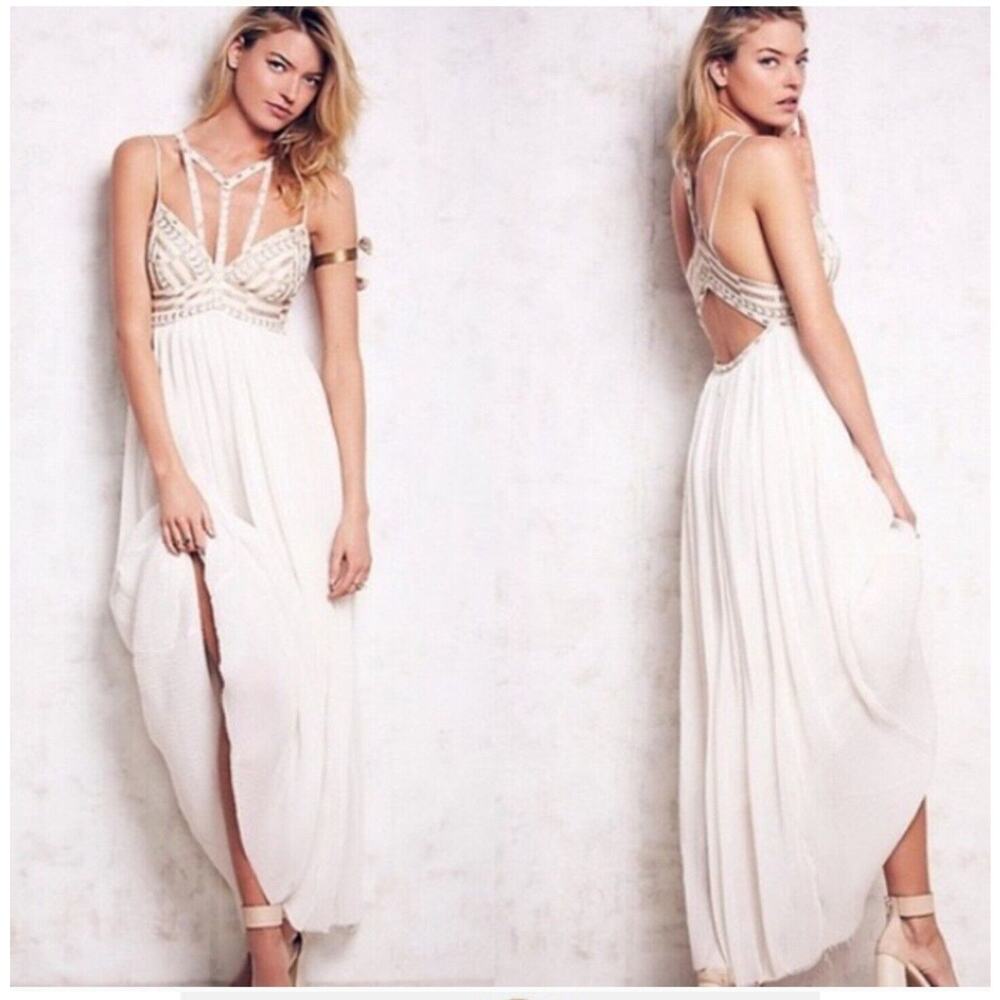Elegant White Maxi Dress